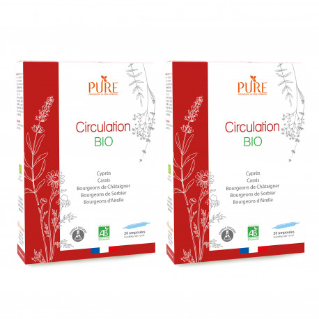 Lot de 2 Ampoules Circulation Bio